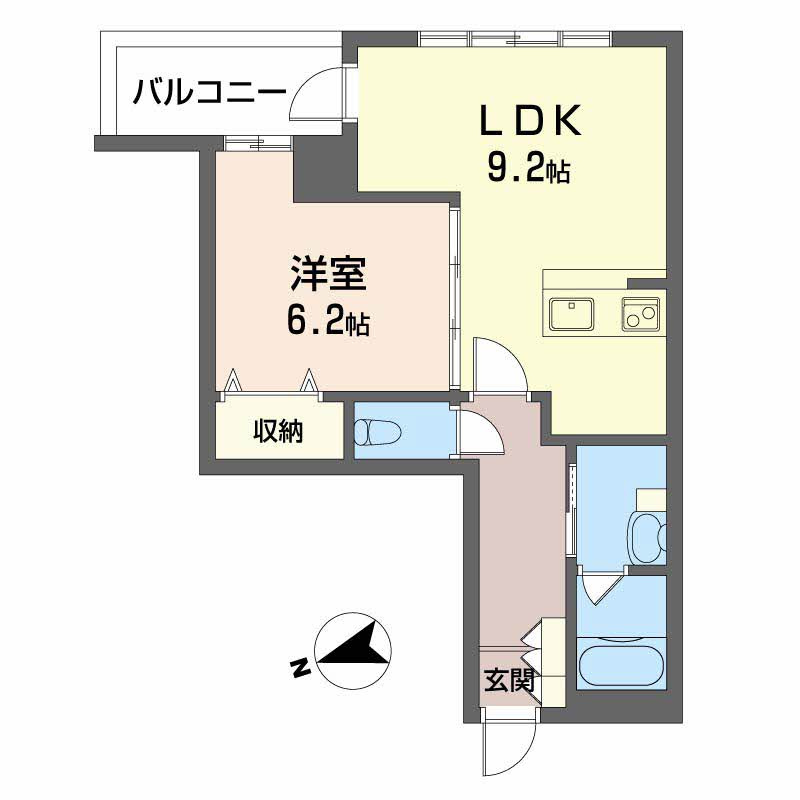 ボナール古京の間取り