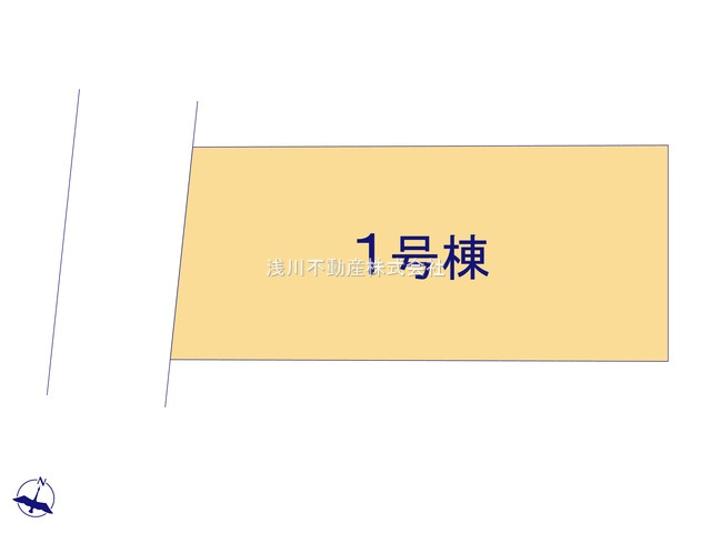 八王子市　緑町　新築一戸建て　１０期の区画図|～西側4.0ｍ道路に面しています～
