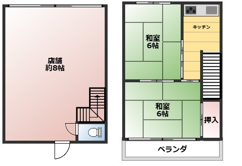大野台3丁目　店舗付き住宅②