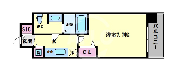 スワンズシティ大阪イーストの間取り|スワンズシティ大阪EAST　間取り