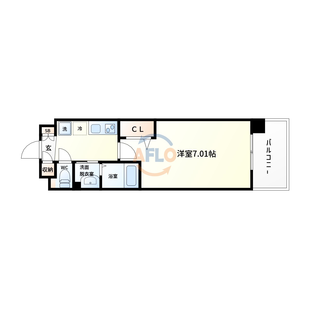 Luxe大阪城南の間取り|Luxe大阪城南　間取り