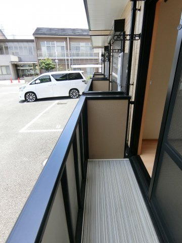 サンクリエイトⅡBのバルコニー