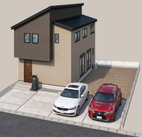 【外観パース】 | 佐波郡玉村町板井　新築住宅 | 外観パースです