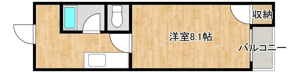 寝屋川市香里北之町の賃貸マンションの間取り