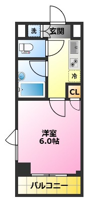 ルーブル武蔵小杉参番館の間取り|オートロック・エレベーター・宅配ボックス完備♪