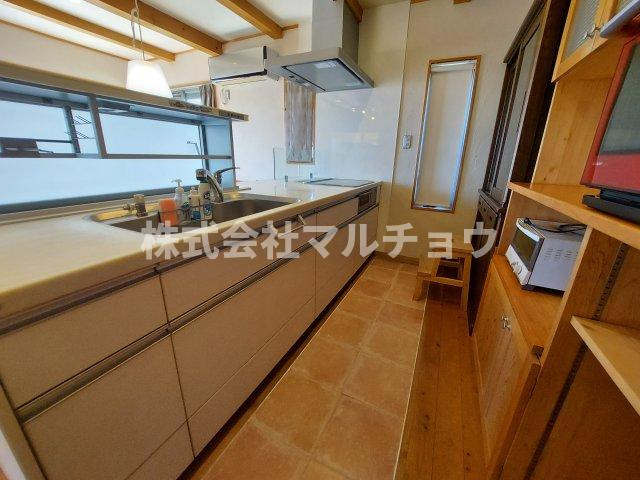 文里二丁目戸建てのキッチン|使いやすいキッチンです