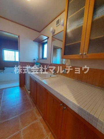 文里二丁目戸建ての脱衣所