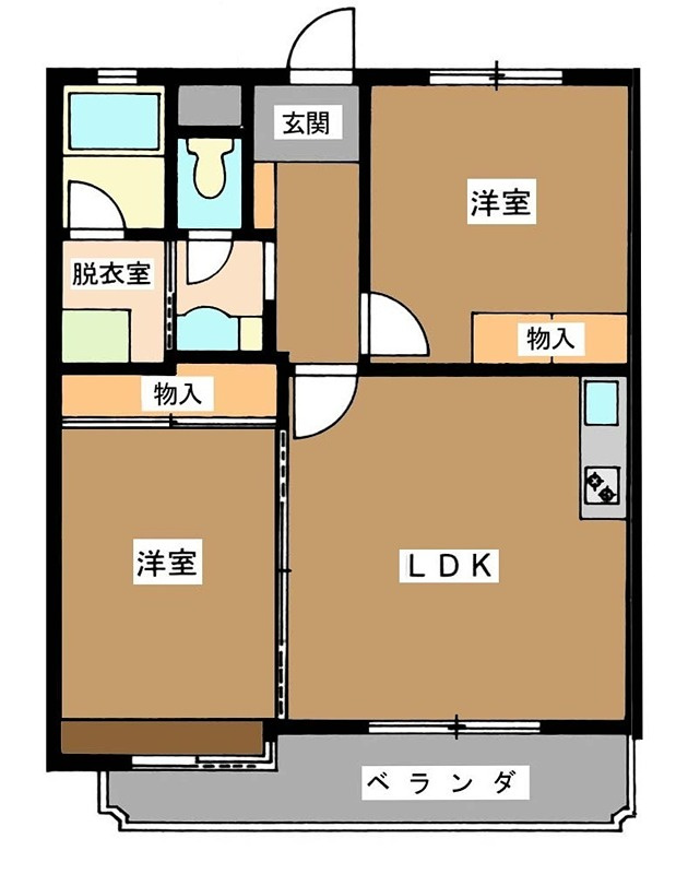 Ｖ・スクエアＳｕｇｉｔａ の間取り