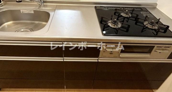 板橋区赤塚７丁目のアパートのキッチン