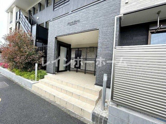 板橋区赤塚７丁目のアパートのエントランス