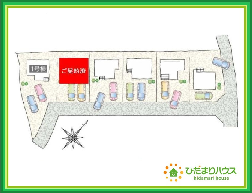 タマタウン金沢町　新築戸建　1号棟の区画図|ショッピング施設が充実した利便性のよい立地です☆彡
