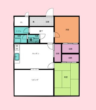 クレベールハイツの間取り