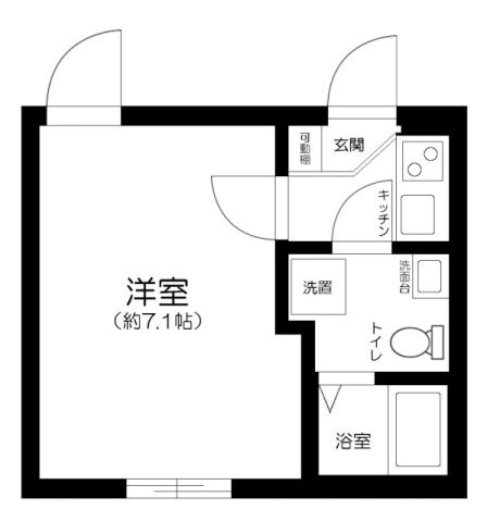 コートカリーナ竹ノ塚の間取り