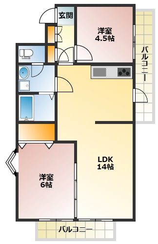 【間取り】 | パレロアール戸塚 | ご家族におすすめの間取りです！