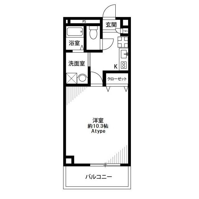 アンプルール フェール BateauⅠの間取り
