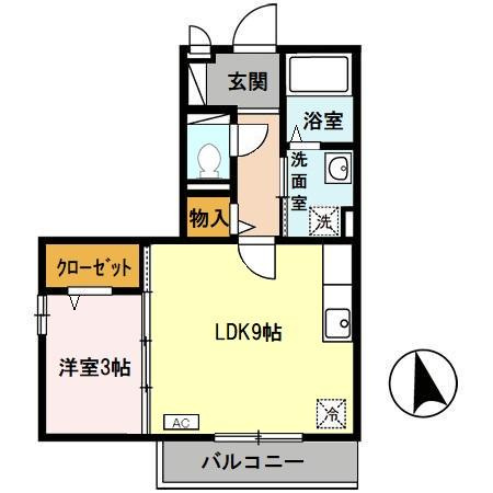 ヘルトシュトラーセの間取り