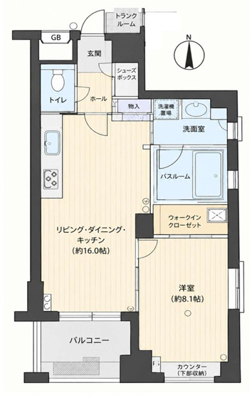 【間取り】 | ライオンズシティ中野プラザ