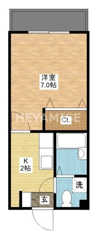 カルディア宇都の間取り