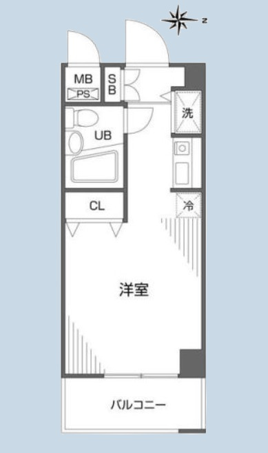 第62クリスタルマンションの間取り