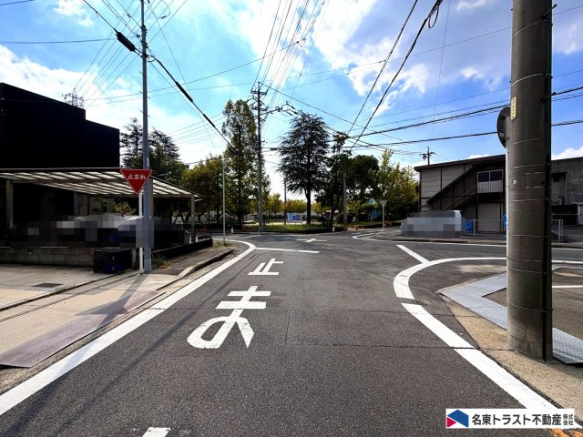 名東区神里二丁目戸建の前面道路含む現地写真|前面道路②