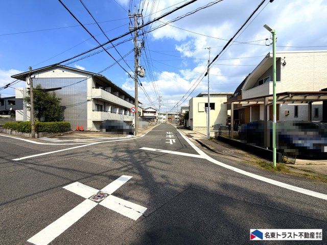 名東区神里二丁目戸建の前面道路含む現地写真|前面道路④