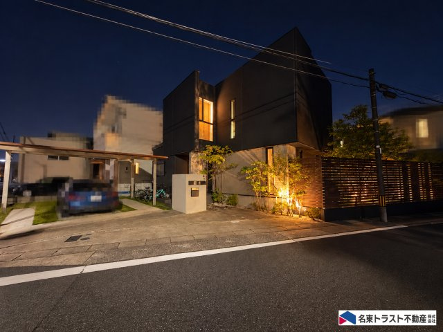 名東区神里二丁目戸建の外観|外観(夜)