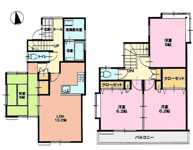 【間取り】 | 羽生市南羽生4丁目　中古一戸建