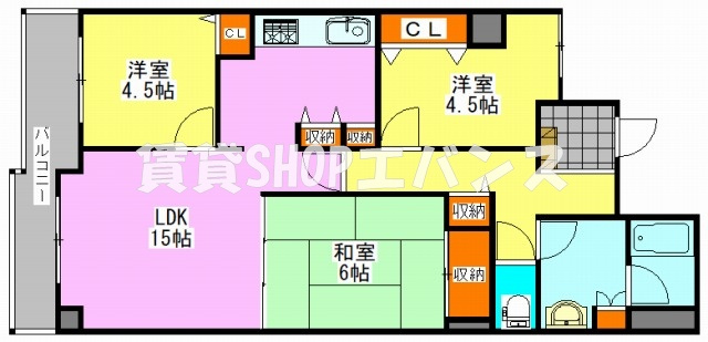 【間取り】 | クレセントコート津田沼