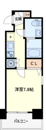 アプレシティ浮間舟渡の間取り|間取りです。