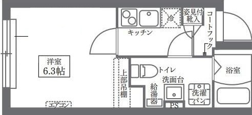 ＣＯＣＯＣＵＢＥ北品川の間取り|間取りです。