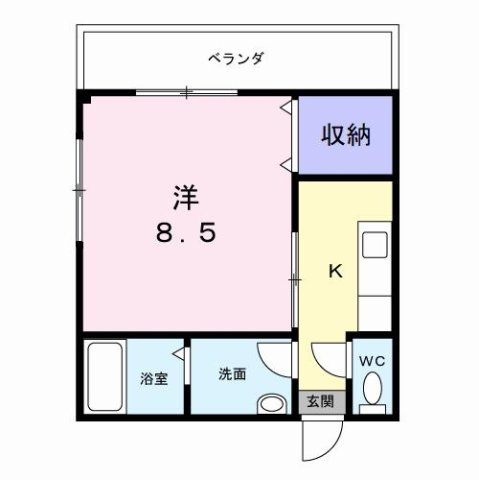 ルートワン矢作の間取り