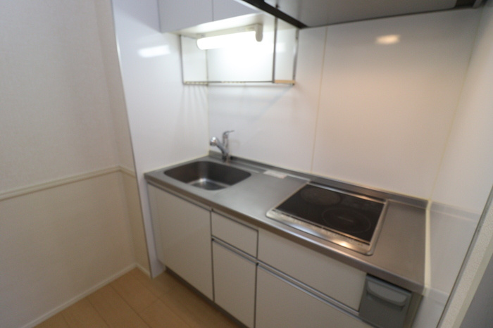 熊本市南区御幸笛田２丁目のアパートのキッチン