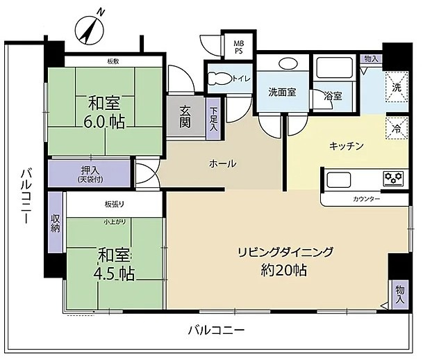 アーバンヒルズ湯河原の間取り