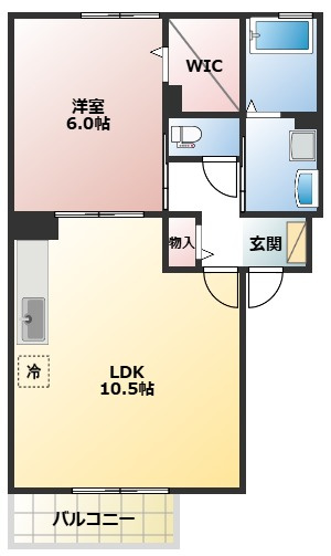ソレイユ赤坂の間取り