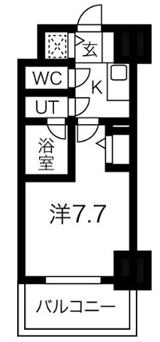 アルグラッド福島WESTの間取り|アルグラッド福島WEST