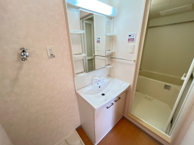 グランディール・城山Ⅱの独立洗面台|洗髪洗面化粧台