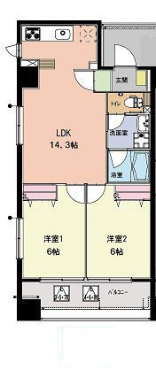 グレイスコート練馬の間取り|間取りです。