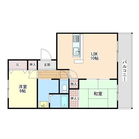 【間取り】 | キムラハイツⅡ