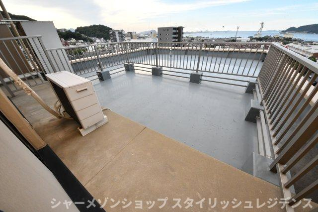 ルフラン東新町のバルコニー