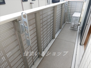 フローラル清水　Ｂ棟のバルコニー
