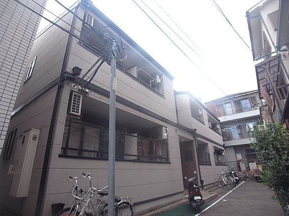 神戸市灘区将軍通３丁目のアパートの外観