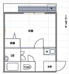 Ｋマンションムサシの間取り