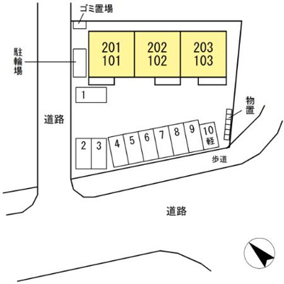 【区画図】 | エストソーレ