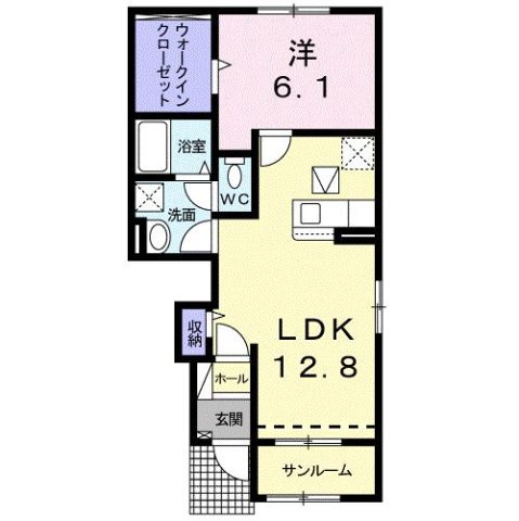 【間取り】 | ミュートス　Ａ