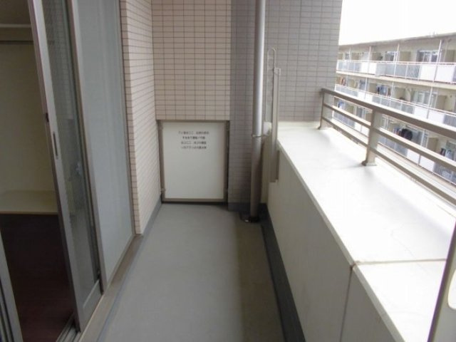 ラフィーネデュオのバルコニー