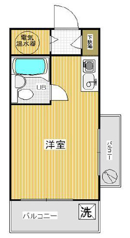 杉並区成田東５丁目の賃貸マンションの間取り