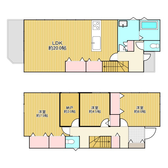 【間取り】 | ◆緑区鴨居7丁目　新築戸建◆