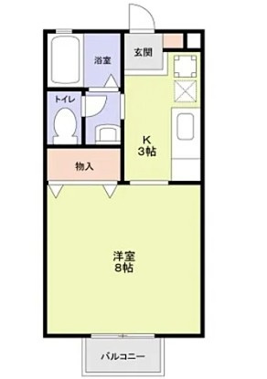 江古田ガーデンハウスの間取り|間取りです。