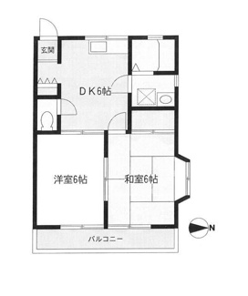 【間取り】 | プチハイツ大竹