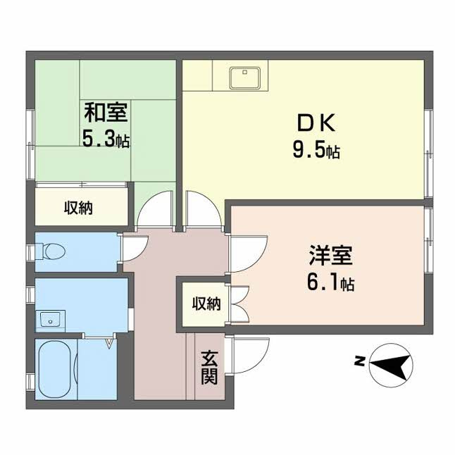 フレグランスAKIHOの間取り